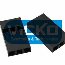 [VK] 100 шт. 2.54 мм 3 Булавки Dupont Пластик В виде ракушки головкой Plug Dupont Корпус Булавки заголовок перемычки Провода корпус разъем