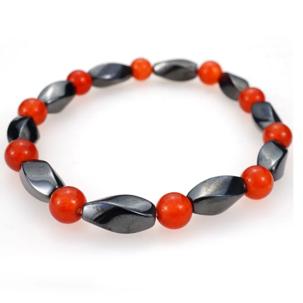 Тело для похудения потери Анти усталость лечебный браслет beads бусины стрейч