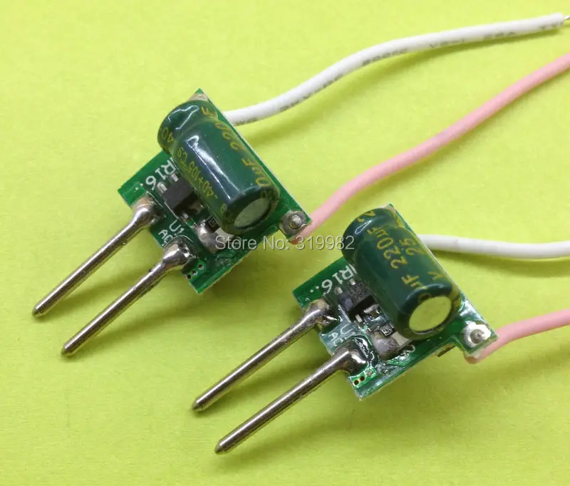 20 шт. MR16 2pin 12V светодиодный трансформатор 1-3X3W низкого напряжения 2 фута 600MA постоянного тока 3 Вт 9 Вт высокой мощности лампы трансформатора