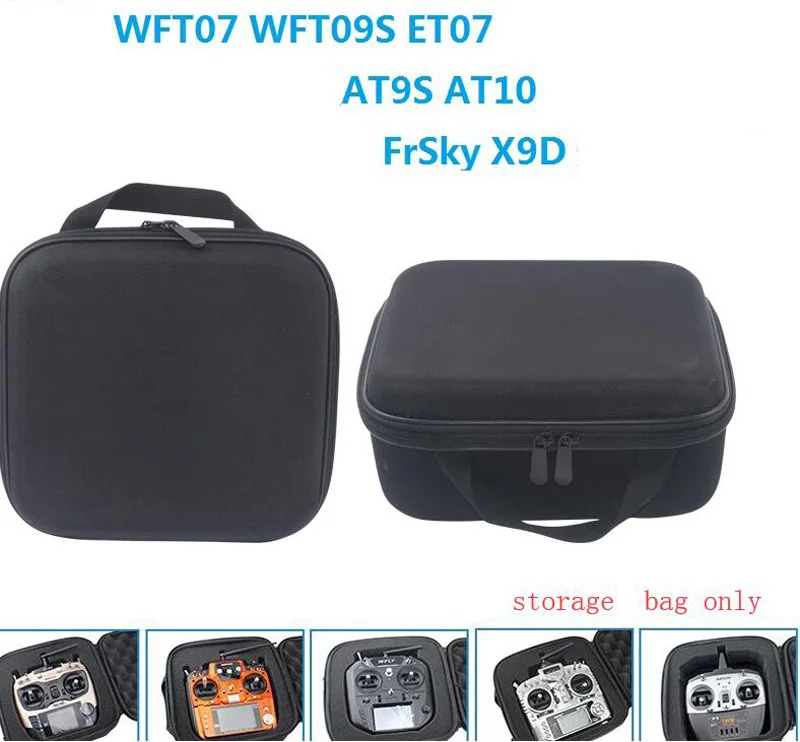 

1pc Transmitter Storage Bag For WFT07/09S ET07 / RadioLink AT9S/FrSky X9D Remote Controller Collection Storage Case Carring Case
