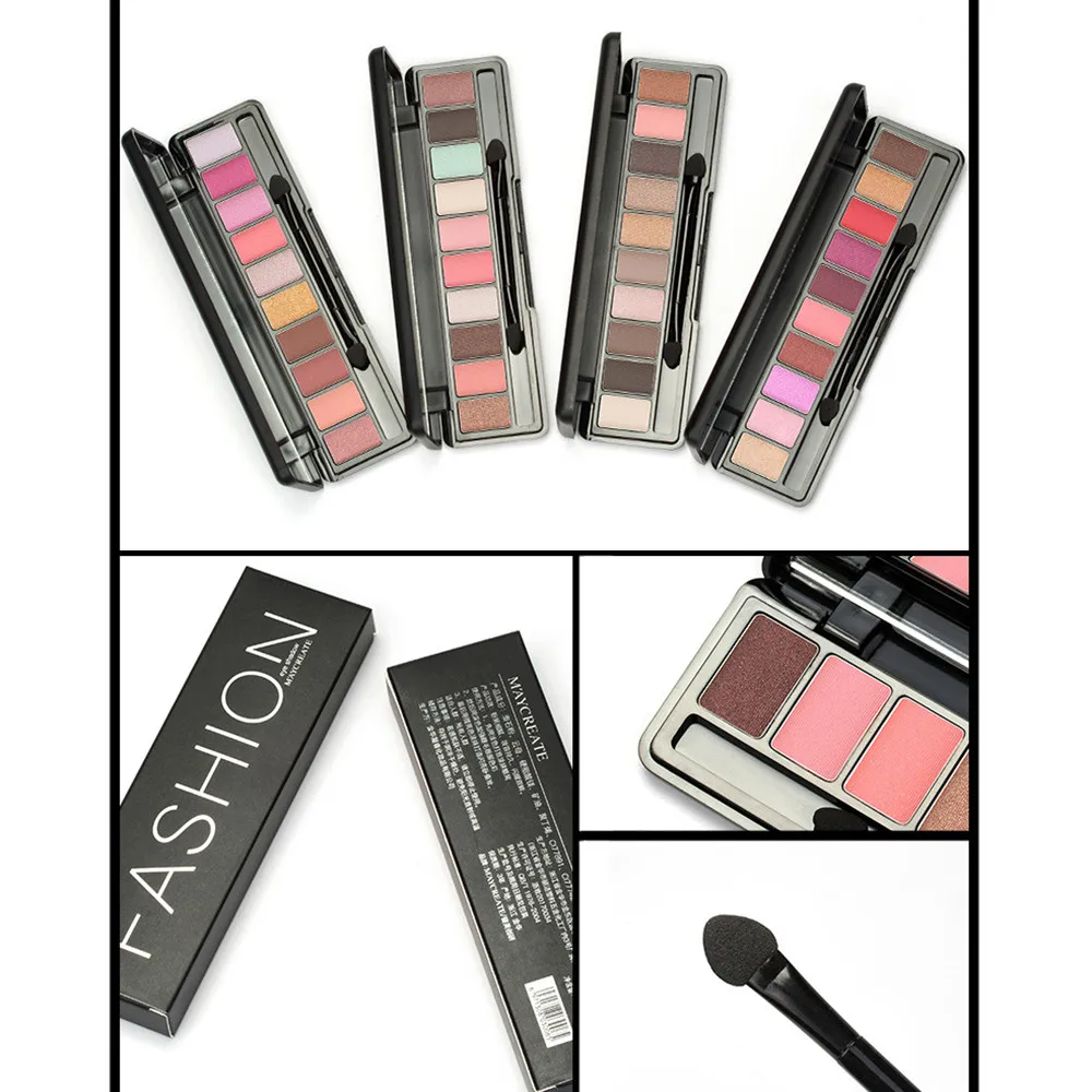 

10 Colors UBUB Professional Nude eyeshadow palette makeup matte Eye Shadow palette Make Up Glitter eyeshadow Woman Gift