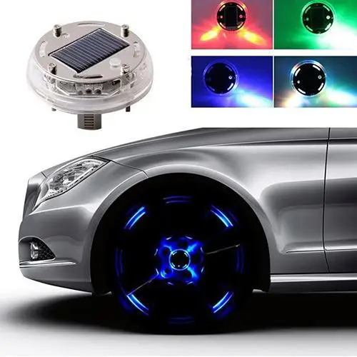  4Models Cool Design 12 LED Car Vehicle Auto Solar Energy Flash Wheel Tire Light Lamp - 32870413100
