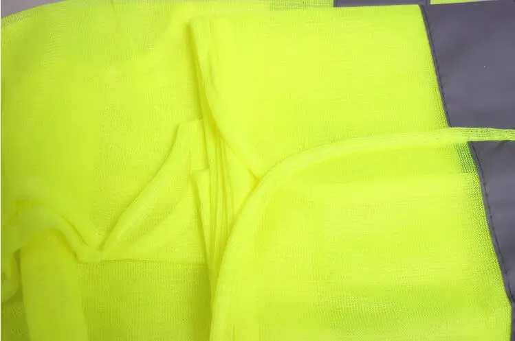 Bonjean отражательная защитная одежда высокая видимость безопасность Светоотражающая высокая видимость Предупреждение пальто отражающие полосы