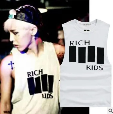 Summer New Design Men Women Bigbang Vest Rich Kids