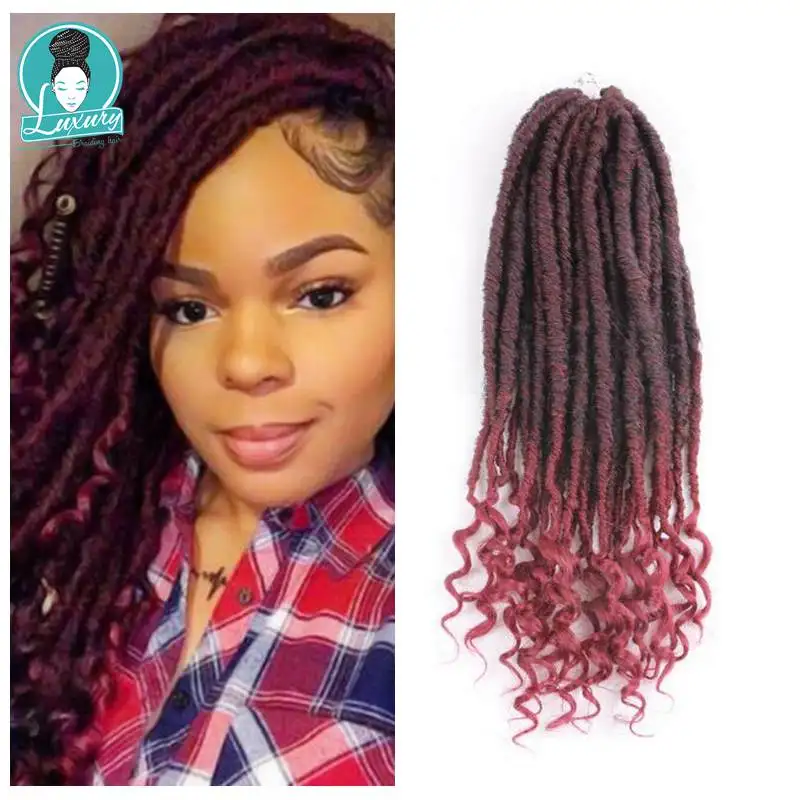 Ombre Goddess Faux Locs13