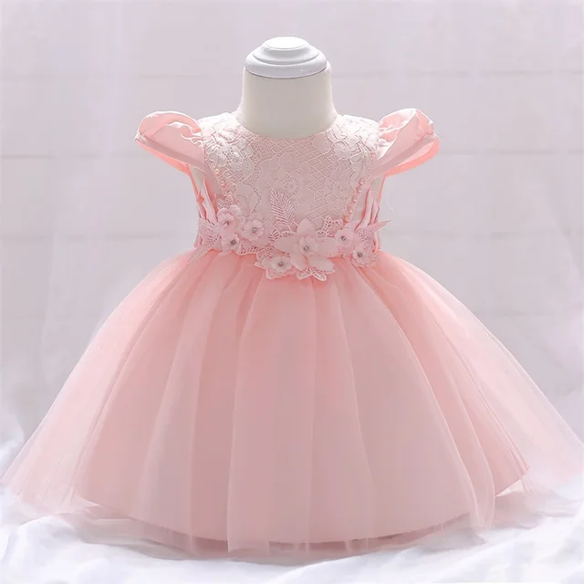 DE PEACH 2019 Summer Baby Girl Dress Toddler Kids Birthday Party ...