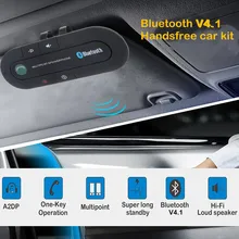 Авто Стерео Mp3 плеер Bluetooth 4,1 Handsfree автомобильный комплект солнцезащитный козырек клип аудио адаптер беспроводной приемник многоточечный Громкая связь
