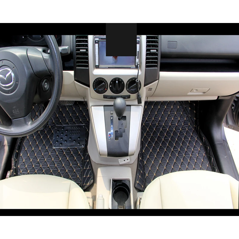 

lsrtw2017 luxury durable car interior floor mat trunk mat for mazda Premacy mazda5 2004 2005 2006 2007 2008 2009 2010