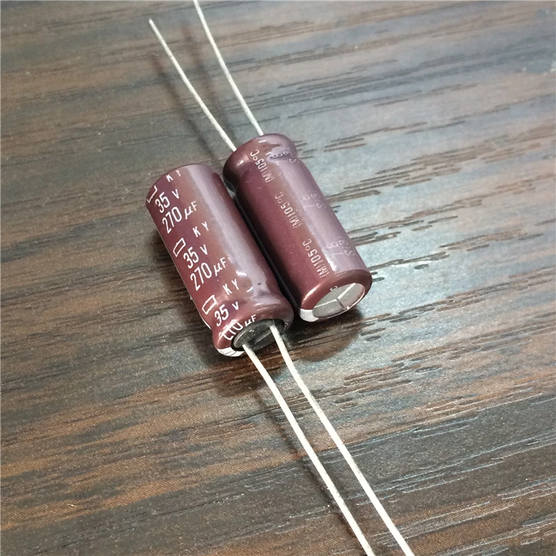 

10pcs 270uF 35V NCC KY Series 8x20mm Low Impedance ESR 35V270uF Aluminum Electrolytic Capacitor