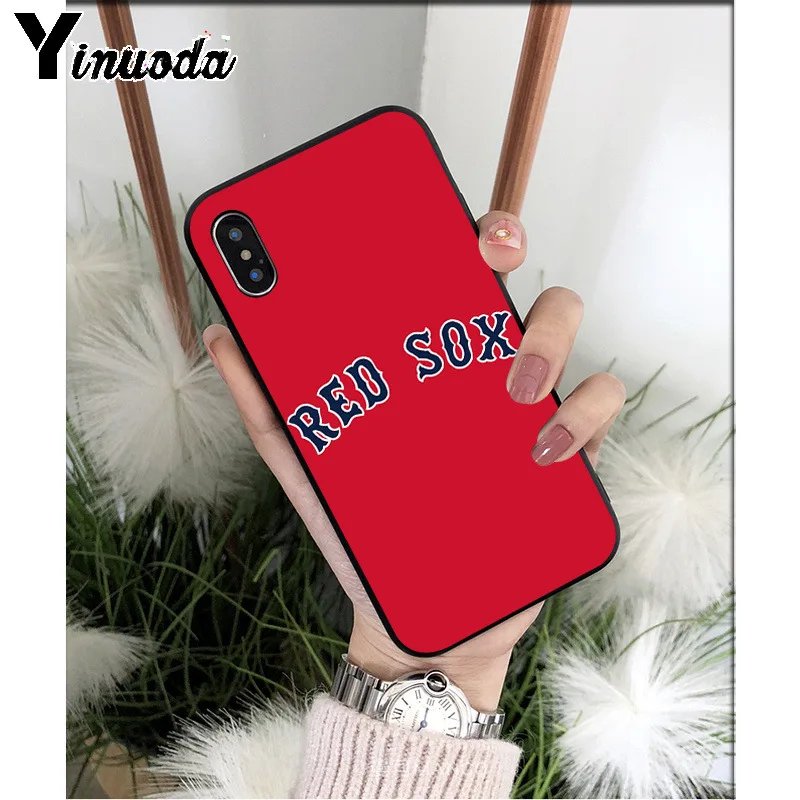 Yinuoda New York Yankees Boston Red Sox бейсбольный Мягкий ТПУ чехол для телефона iPhone X XS MAX 6 6s 7 7plus 8 8Plus 5 5S SE XR