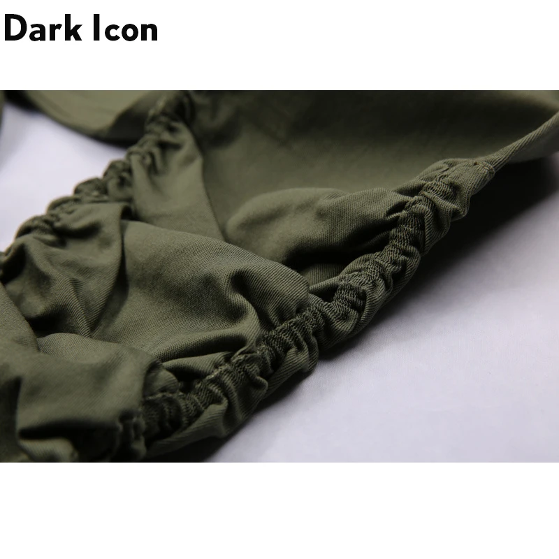 DARK ICON High Street Denim с заниженным шаговым швом шаровары Мужские штаны на молнии в
