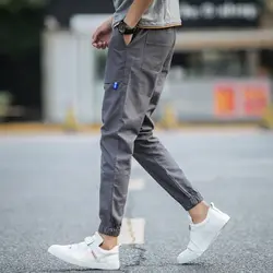 2019 новые мужские трендовые комбинезоны брюки сто девять очков повседневные Тонкие штаны с воротником