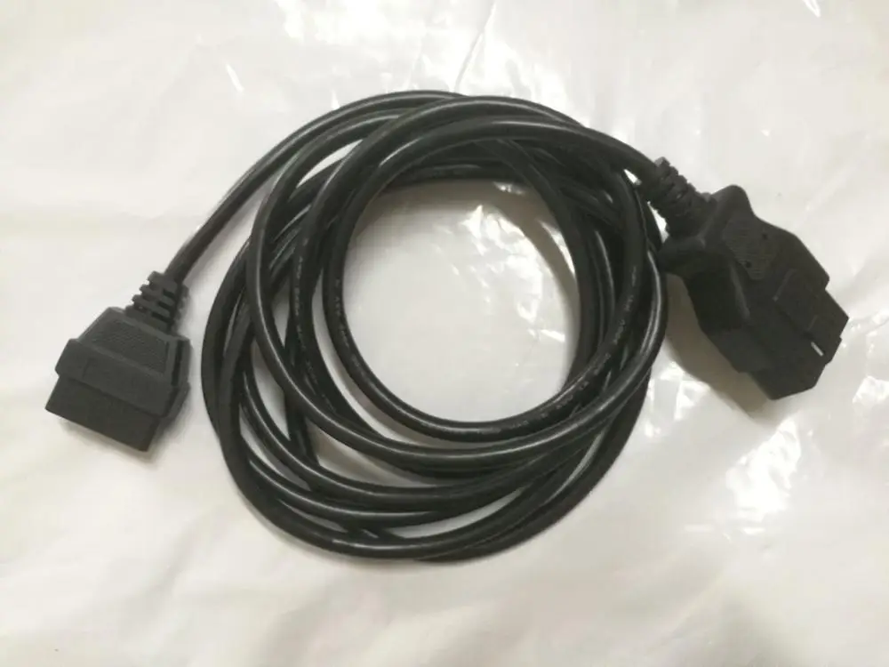 Finetrip Full Access 16Pin Maschio A Femmina Converti Connettore 3 Metri Elm327 Cavo Di Prolunga Obd2