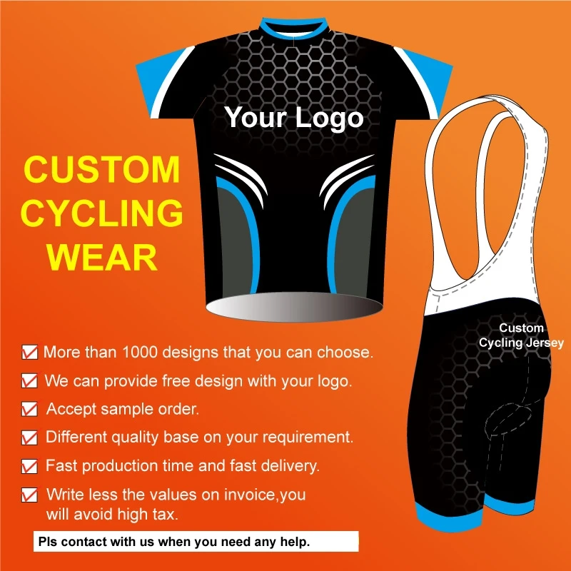 Breathable custom sublimation cycling jersey lycra bike shorts /oem bicycle shirts for sale/plus