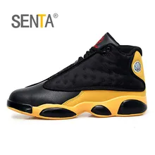 SENTA/Брендовые мужские баскетбольные кроссовки, распродажа, высокие оригинальные кроссовки для мальчиков, кожаные ботинки для тренировок в спортзале, мужская спортивная обувь на подушке