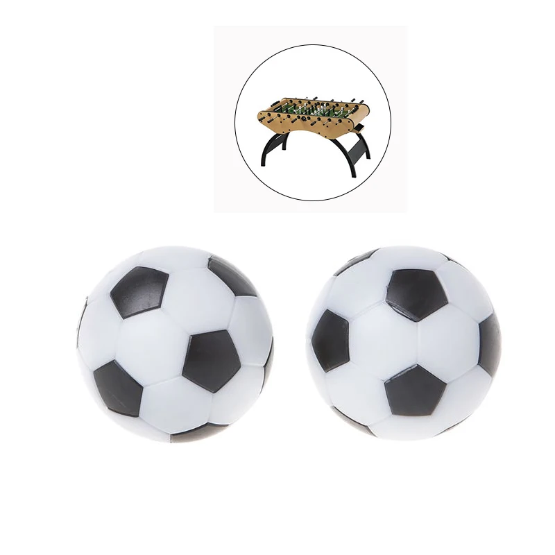 2 Pcs طاولة كرة قدم كرة القدم كرة القدم البلاستيكية كرة قدم مسابقة Soccerball الرياضة الهدايا جولة ألعاب داخلية 32mm/36mm