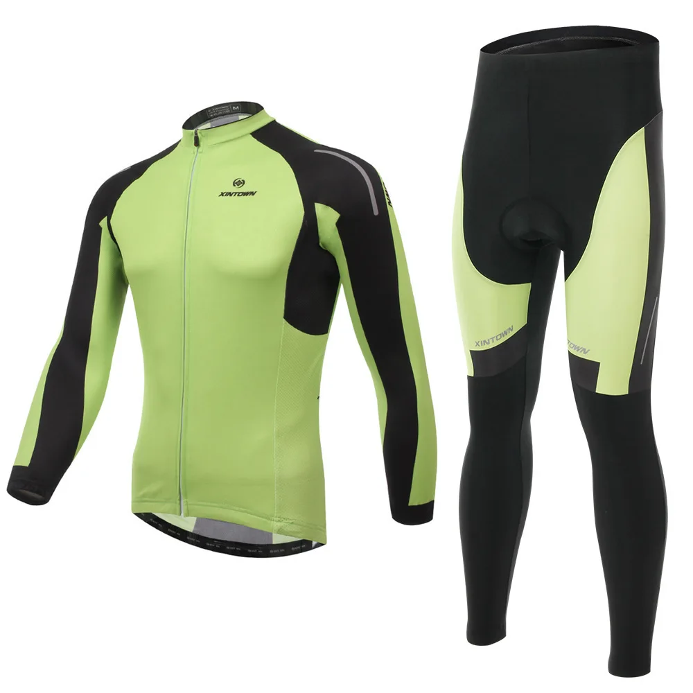 

BOODUN Ride With Green Cycling Wear Long Sleeve Bicycle Serve Catch Down Windbreak Keep Warm Function Underwear