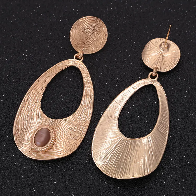 Oorbellen Zinc Alloy boho pendientes water drip Earrings (6)