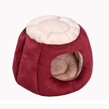 

2 Uses Foldable Soft Warm Cat Dog Bed House Pet Cave Puppy Sleeping Mat Pad Nest Pet Beds Dog Blanket Animal Sleep Cat Bed House