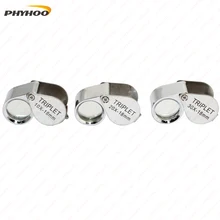 Триплетная линза Лупа 10x 20x 30x Ювелирная Лупа для алмазов качественное увеличительное стекло Складная лупа для глаз оптические линзы