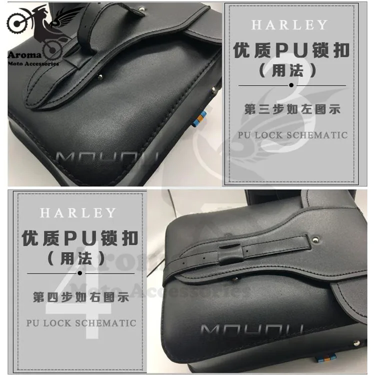 Ретро Кафе коричневые черные кожаные сумки moto rbike сумки для vespa Harley softail sportster часть moto Saddle сумки moto rcycle седельная сумка