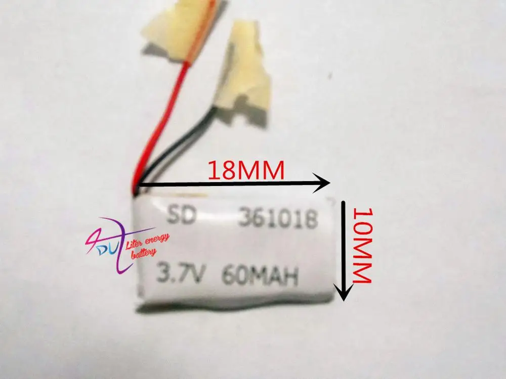 

best battery brand MP3 MP4 free shipping 3.7V lithium polymer battery   361018  60mAh Bluetooth Battery
