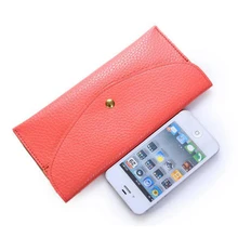 2014 new Korean women wallet card package long slim package can be customized wholesale candy color multicolor Wallet
