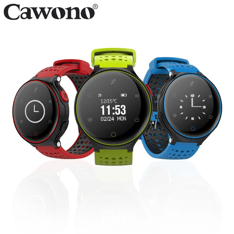 Cawono CW7 Bluetooth спортивный умный Браслет Водонепроницаемый IP68 кровяное давление монитор сердечного ритма Смарт-браслет для Android ios