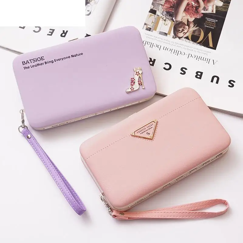 Moda Mujer 2018 Длинный кошелек Portefeuille Femme Cartera женские кошельки Carteras Portfel Billetera Portafoglio Donna