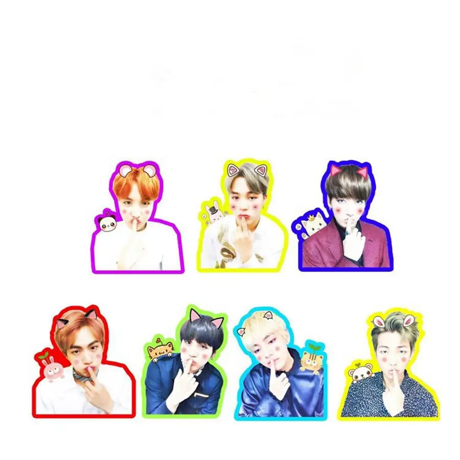 kpop bts bangtan boys jungkook jimin v cute sticker for mobile phone