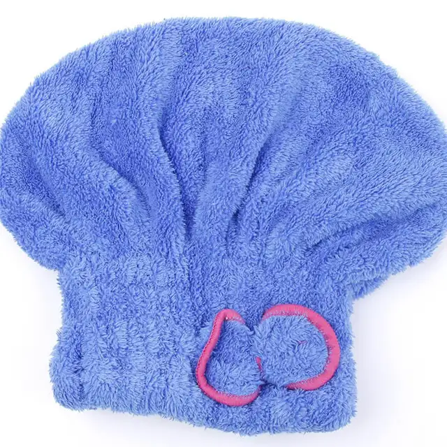 Hot Sale Microfiber Shower Cap Super Absorbent Magic Quick Dry Hair