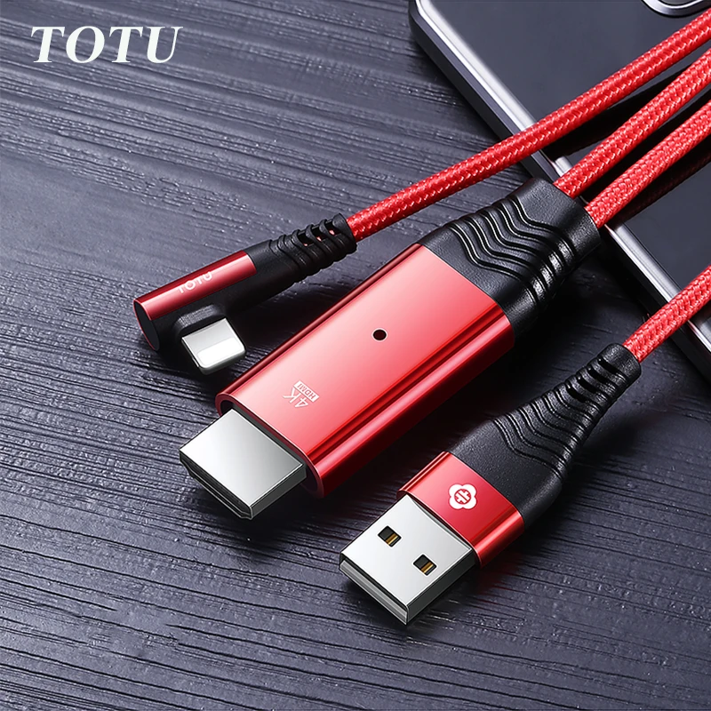

4K HD 3.5M 2.4A USB Cable 8 Pin to HDMI HDTV TV Adapter Game Cable for Lightning to HDMI for iPhone X XS Max iPad Air apple iOS