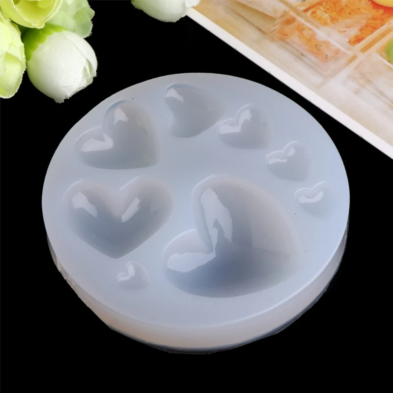 

Heart Shapes Silicone Mold Jewelry Model Mould Tools Decoration Jewels Tackles