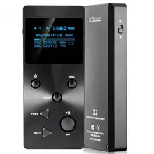 2017 New XDUOO X3 Professional Lossless Music MP3 HIFI Music Player with HD OLED Screen Support APE/FLAC/ALAC/WAV/WMA/OGG/MP3