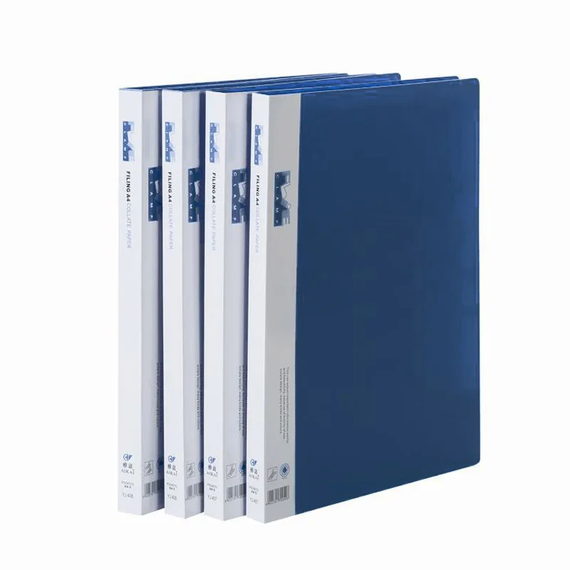 

DAINCHOUL A4 File Folder Expandable Home Office File Organizer Blue Color Portable File Folder