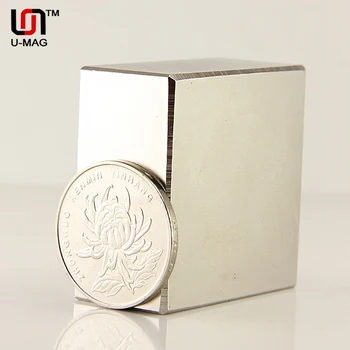 

1pcs Block 40x40x20mm N52 Super Strong pull force 84kg magnets Neodymium Magnet high quality 40*40*20 Rare Earth