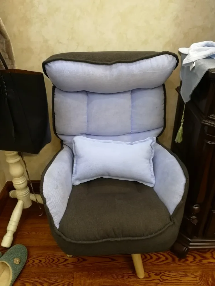 Современный одноместный кресло диван 360 Вращающийся складной Мини Досуг Балкон Квартира Председатель Личность Диван Спальня комната