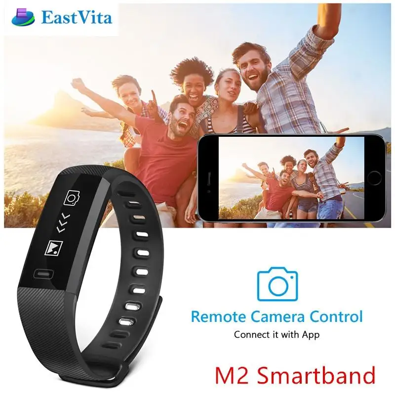 

EastVita M2 Smart Band Heartrate Blood Pressure Oxygen Oximeter Sport Bracelet Clock Watch Inteligente Pulso For iOS Android r45