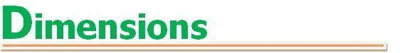 Dimensions