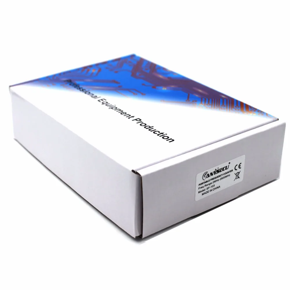 Anysecu SF103 2MHz 200MHz / 27MHz 2800MHz Портативный счетчик частоты CTCCSS/DCS Testable DMR Цифровой