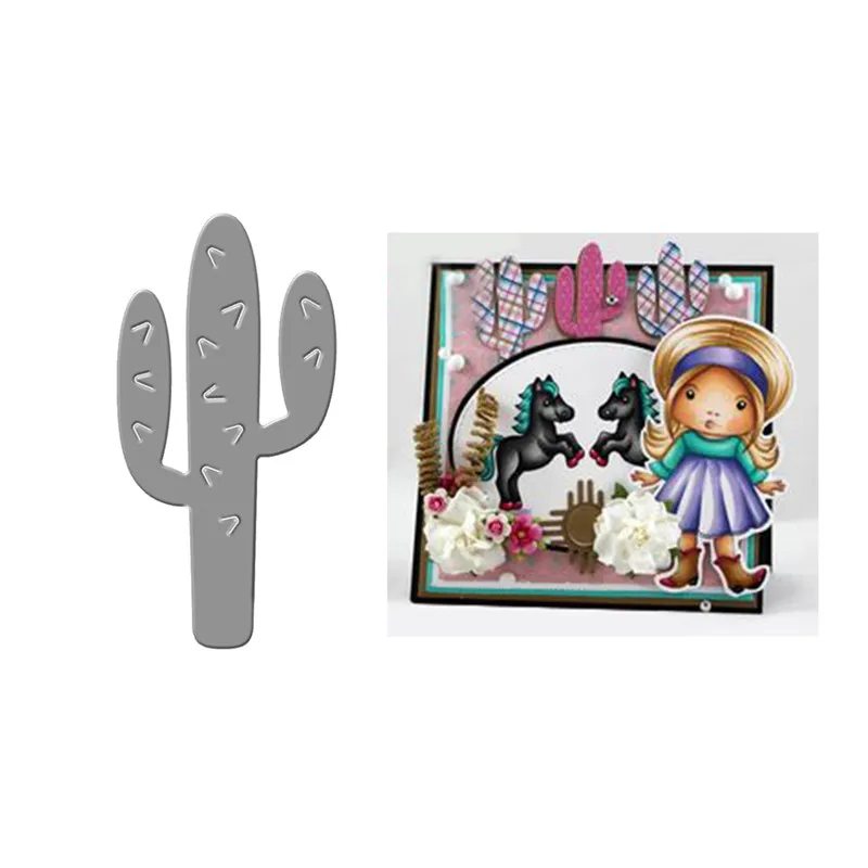 

Cactus Metal Cutting Dies for Scrapbooking New 2019 Crafts Cuts Card Making Album Embossing Stencil