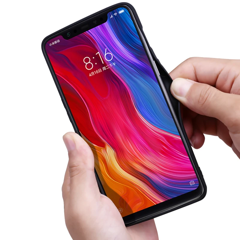 Для Xiaomi mi 8 Se чехол Mofi для Xiaomi mi 8 чехол твердая задняя крышка из искусственной кожи для Xiaomi mi 8 чехол синий mi 8Se чехол коричневый