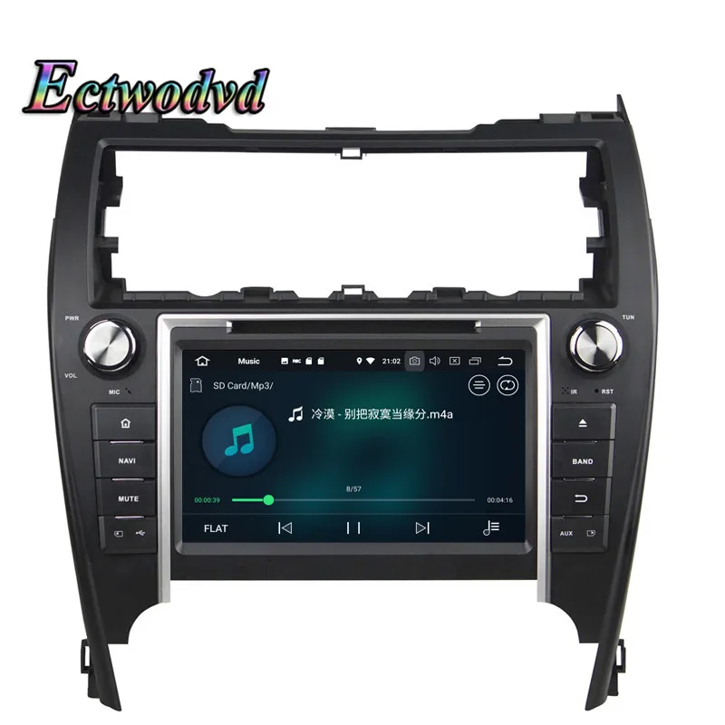 Perfect Ectwodvd Octa Core 4G RAM 64G ROM Android 9.0 Car Multimedia DVD Player GPS HeadUnit For Toyota Camry 2012 US 5