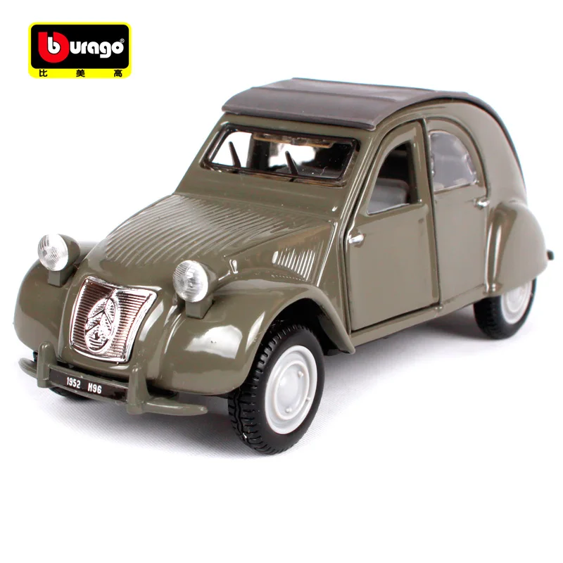 Модель автомобиля Bburago в ретро стиле 1:32 1952 г. Citroen освещение литая модель новая