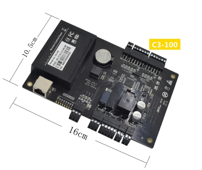 

30000 users C3-100 Intelligent One-door Two-Way Access Control Panel aceess control system with TCP/IP Rs485 C3-100