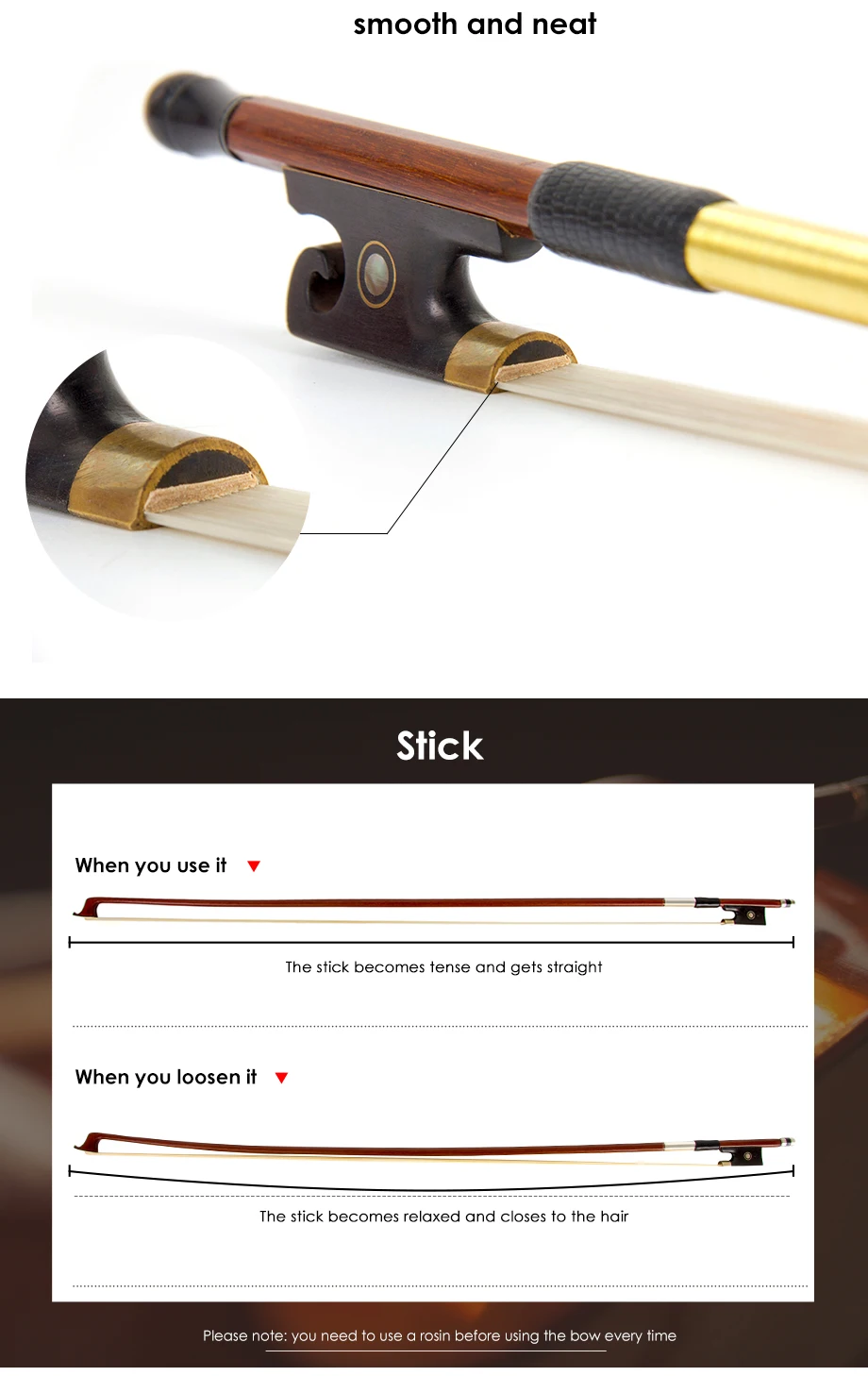 High Quality violin bow