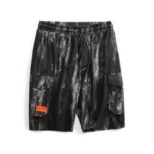 Летние мужские камуфляжные прямые шорты плюс размер 6XL 7XL мужские Шорты повседневные спортивные брюки плюс размер 44 46 короткие брюки