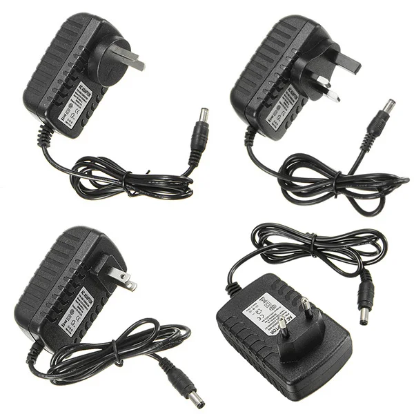 AC100-240V для DC12V 2A 24 Вт Питание адаптер с Гнездовой разъем для Светодиодные полосы света