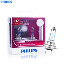 

Philips X-tremevision Plus Car Halogen Light Brighten Up130% Pairs Of H1 H4 H7 55W 1100LM 3700K Extend 45M Light Beam Headlight