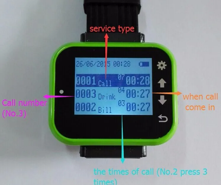 Wireless Table Buzzer Bell System Ycall Brand